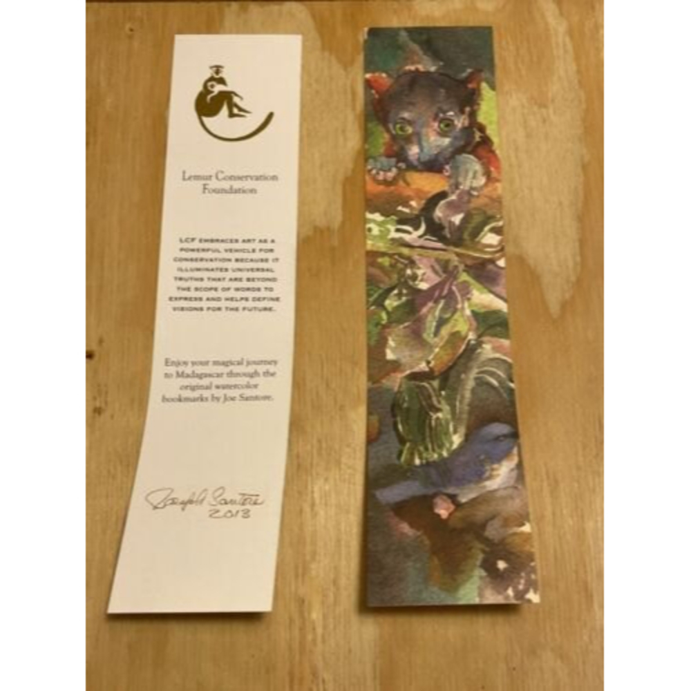 Lemur Conservation Foundation Bookmark Joe Santore Lemur Bookmarks 2013 (4 pack) - Picture 7 of 12